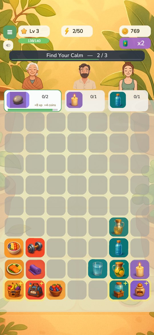 Merge gameplay board