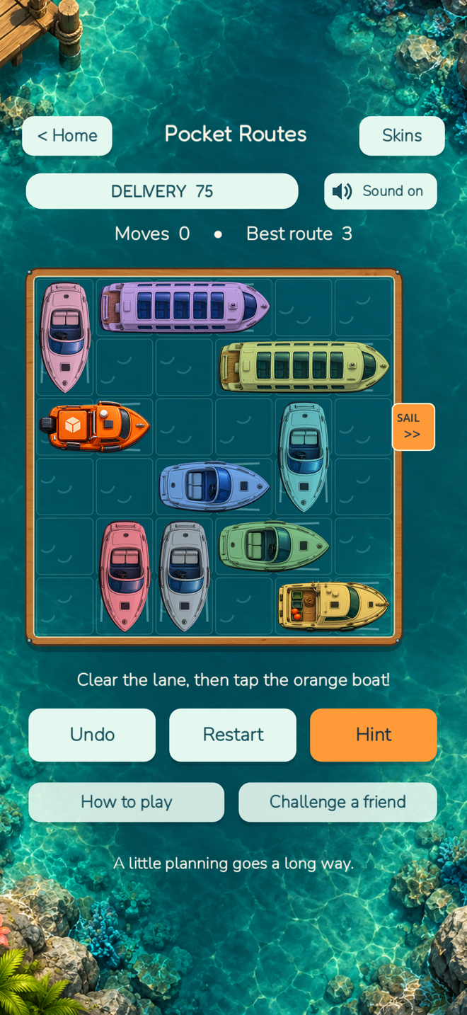 Actual Ocean Marina puzzle with boats